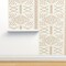 Vintage Moroccan Bone Dark Maple Beige Boho Trendy Tribal Farmhouse & Modern Bohemian Home Geometric Mudcloth Custom Removable Wallpaper by Spoonflower Peel & Stick Wallpaper 2FT Wide